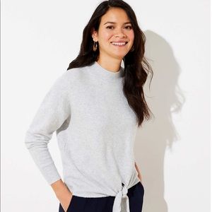 LOFT Tie Hem Sweater